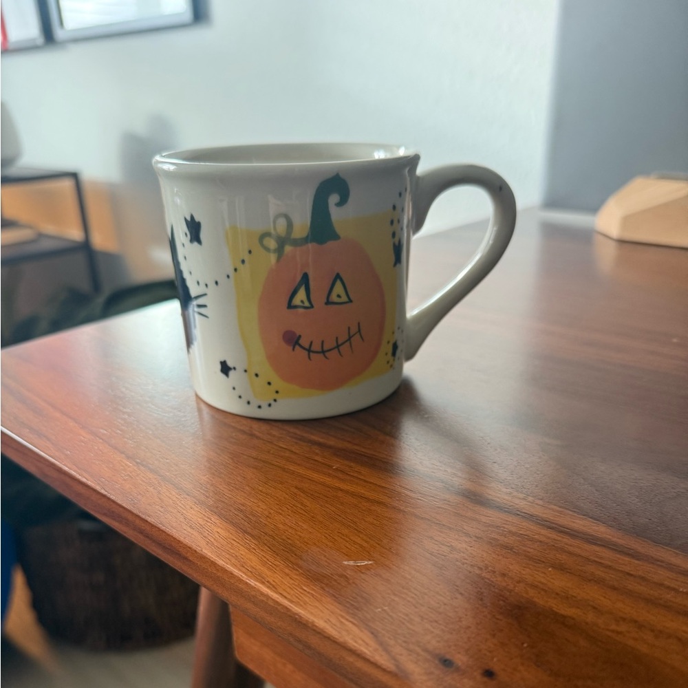 Vintage hartstone hand painted Starbucks barista collection Halloween mug
